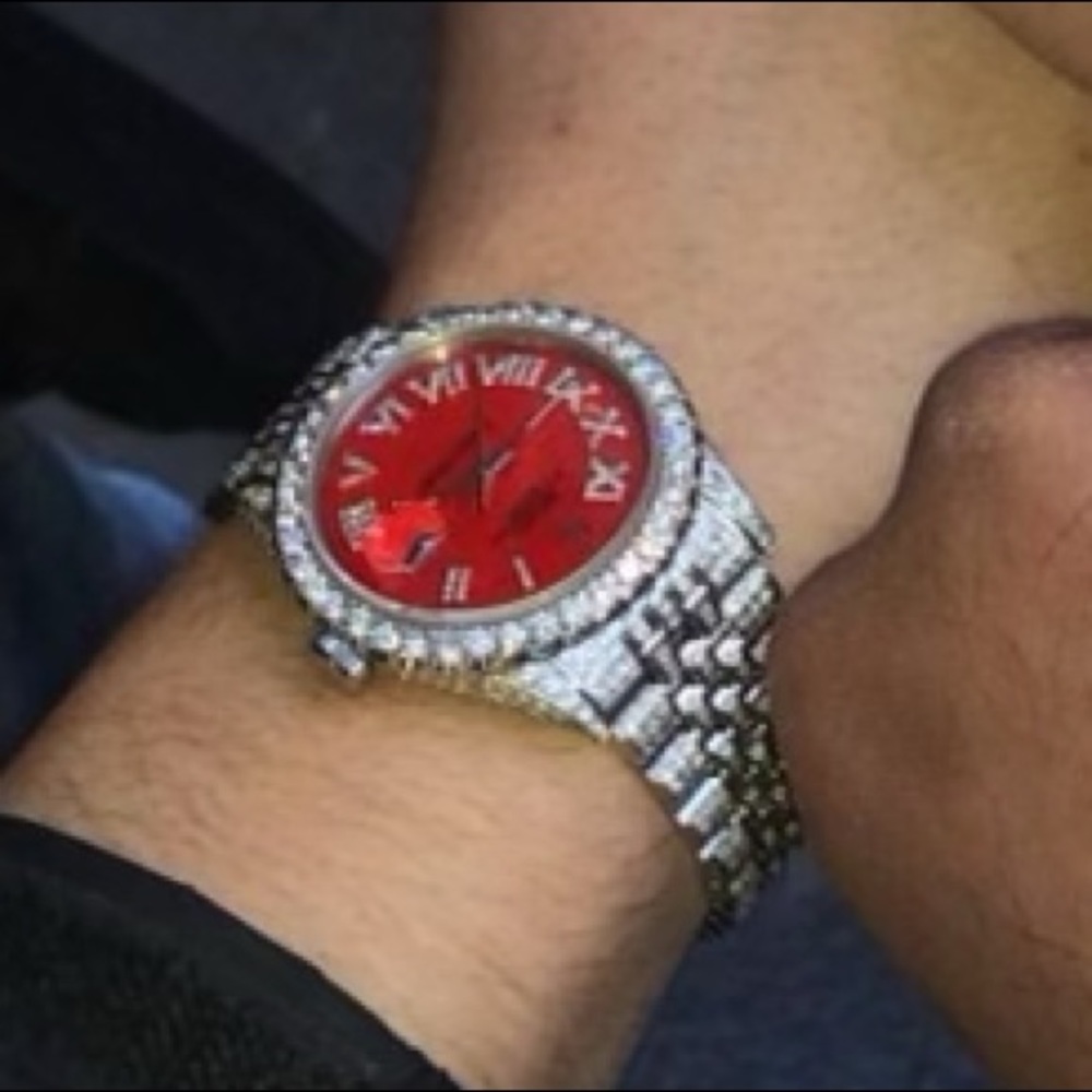 Red face Rolex- AUTHENTIC